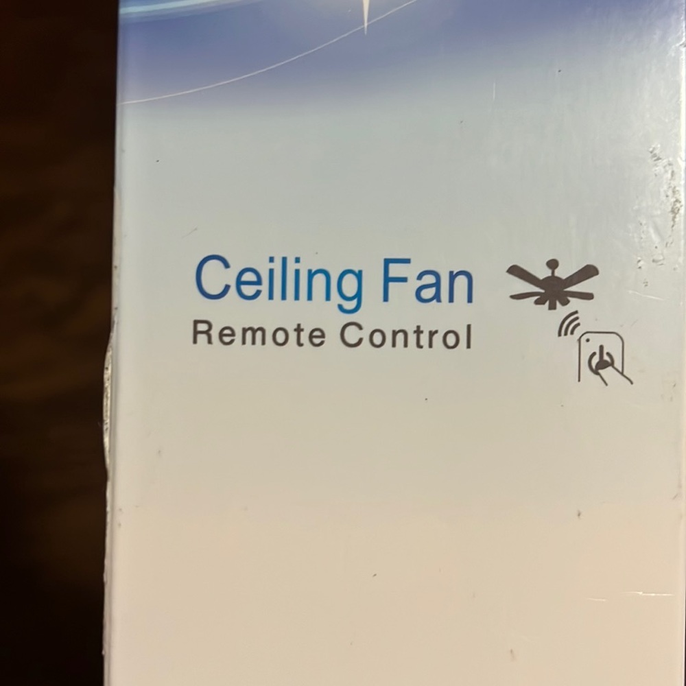 Ceiling fan remote control.